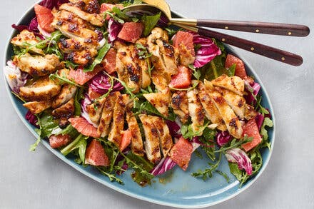 Miso-Butter Chicken With Grapefruit