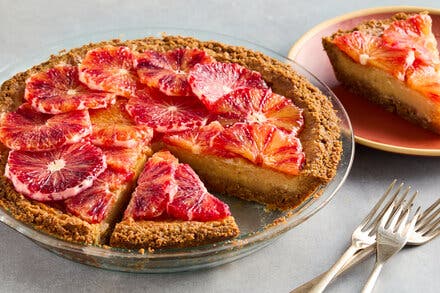 Blood Orange Buttermilk Pie