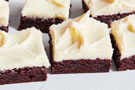 Red Velvet Cookie Bars